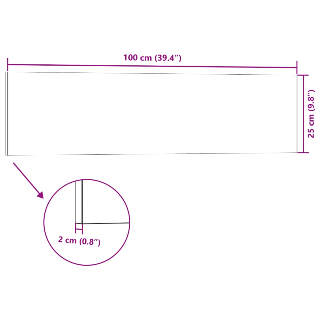 Wandpanelen 14 st 3D 100x25 cm EPS antracietkleurig