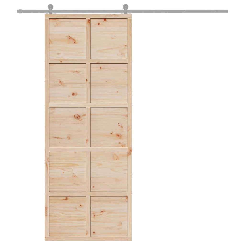 Schuifdeur 80x208 cm massief grenenhout