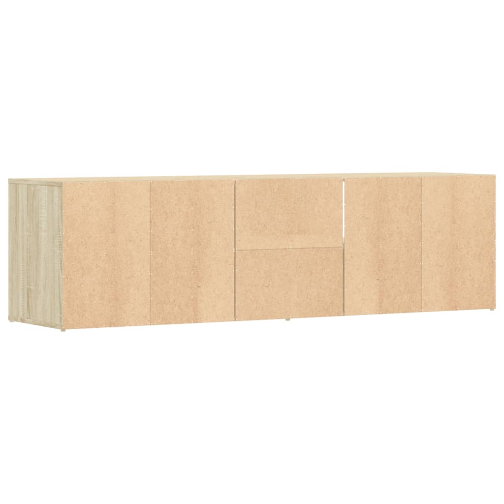 Hoekkast 160x40x45 cm bewerkt hout sonoma eikenkleurig