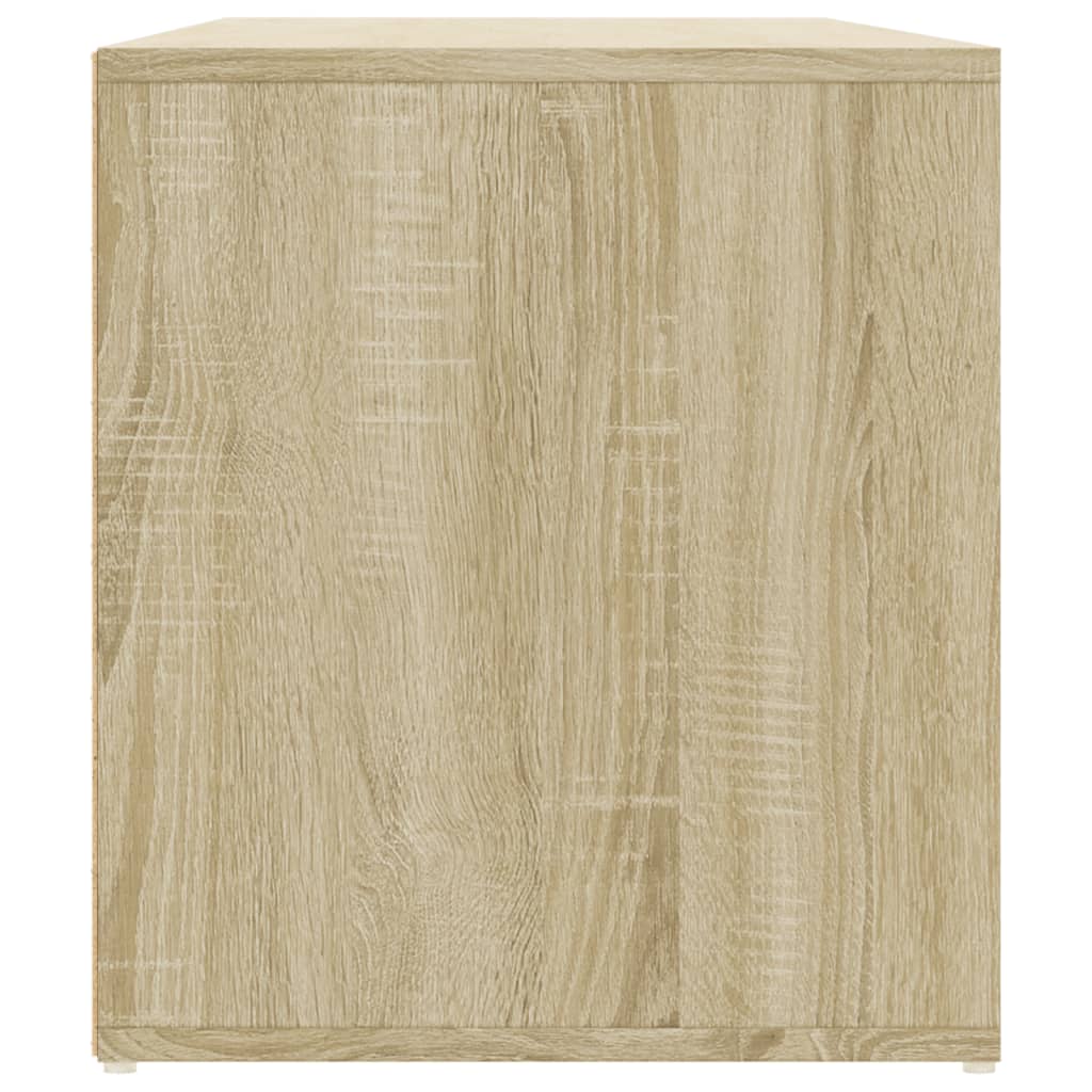 Hoekkast 200x40x45 cm bewerkt hout sonoma eikenkleurig