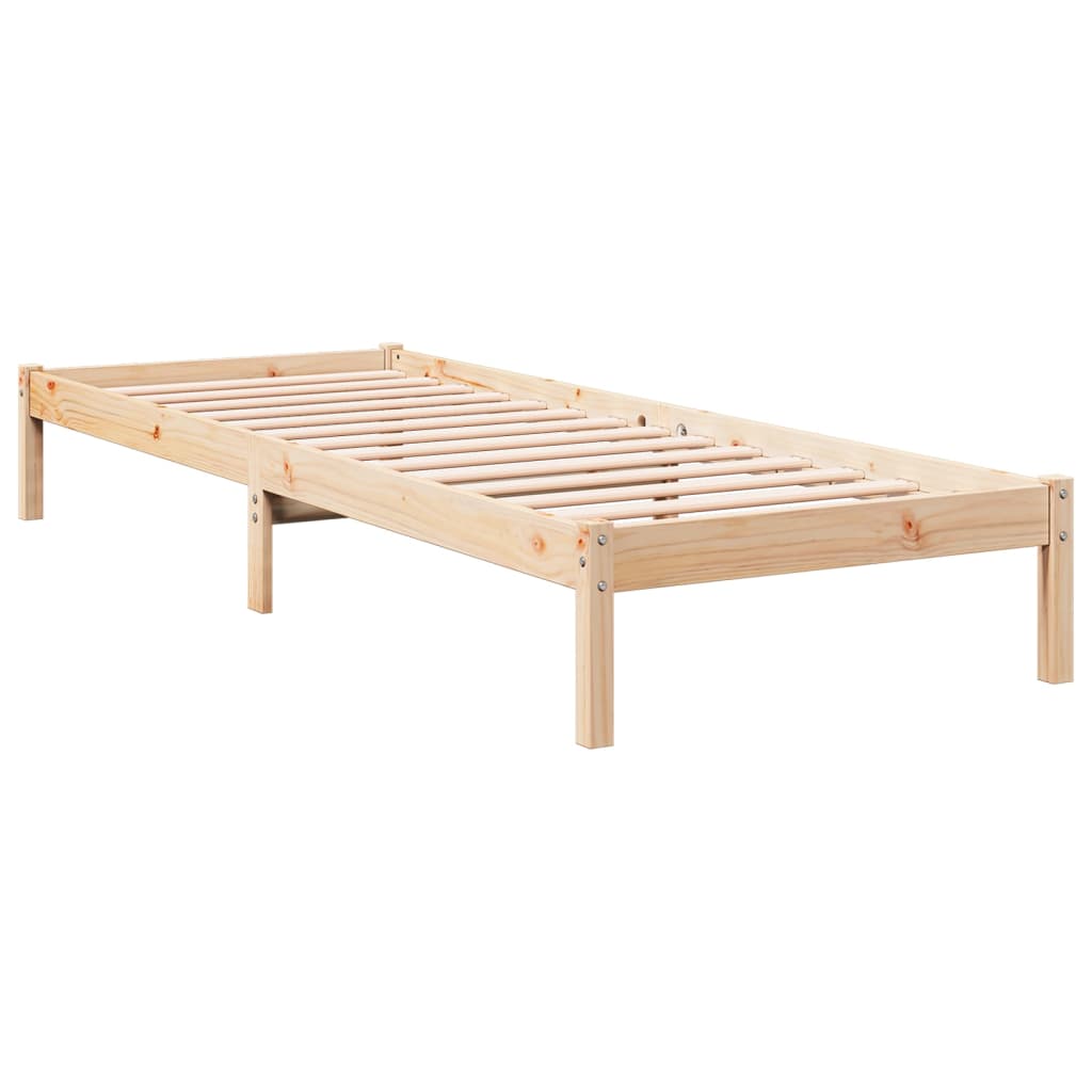 Bedframe extra lang zonder matras massief grenenhout 100x210 cm