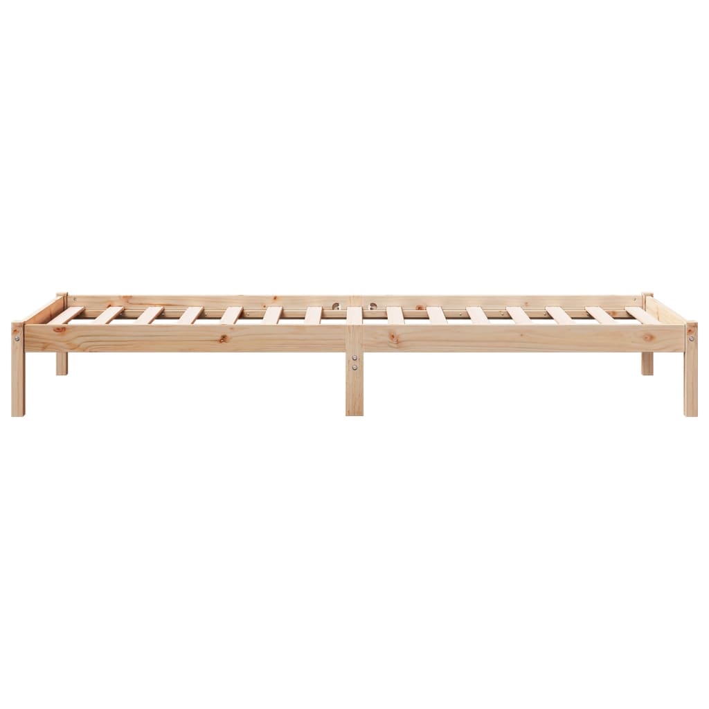 Bedframe extra lang zonder matras massief grenenhout 100x210 cm