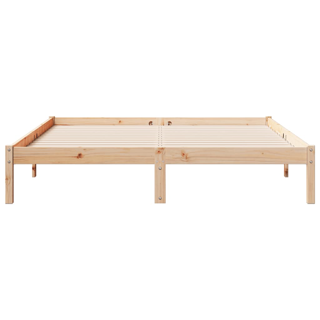 Bedframe extra lang zonder matras massief grenenhout 140x210 cm