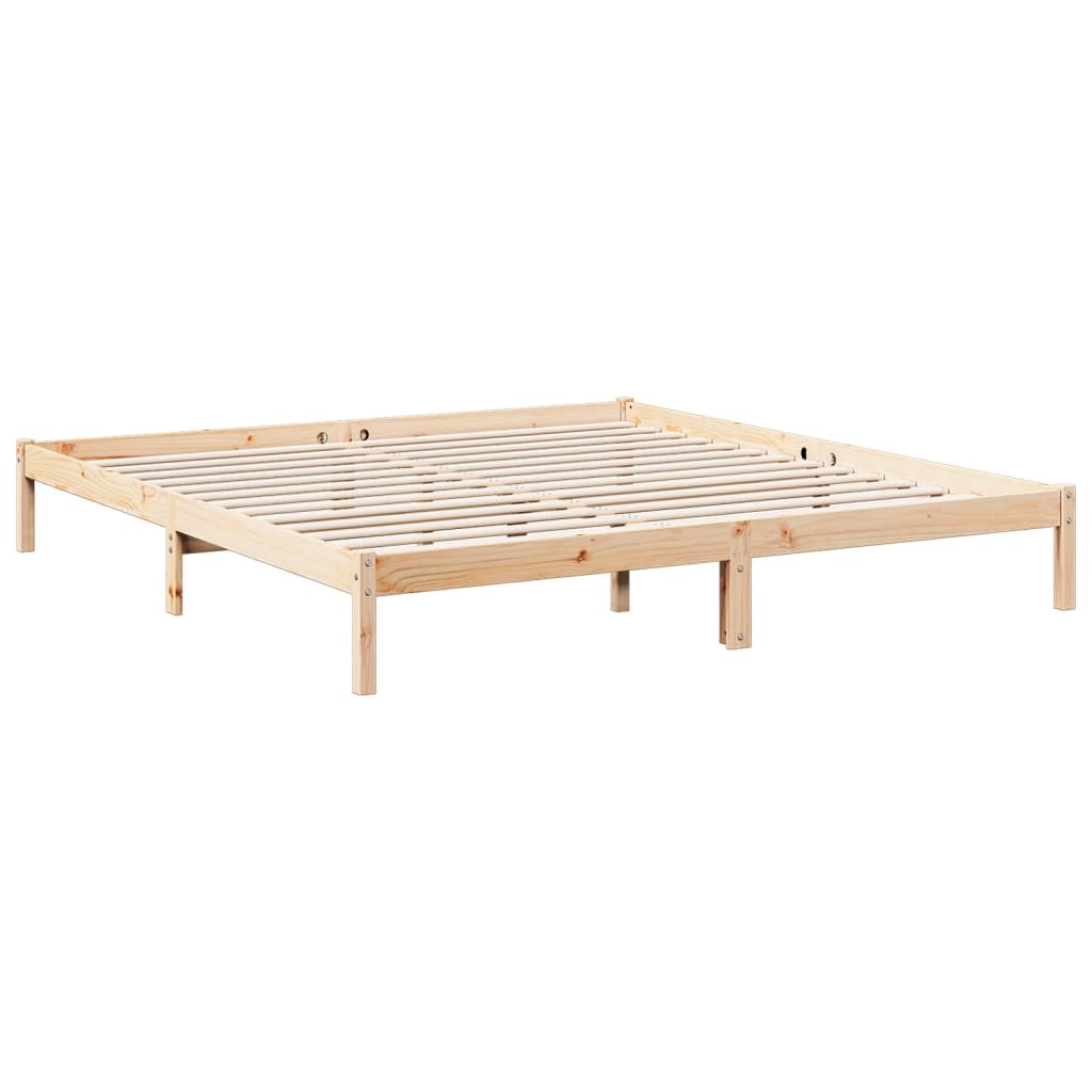 Bedframe extra lang zonder matras massief grenenhout 180x210 cm