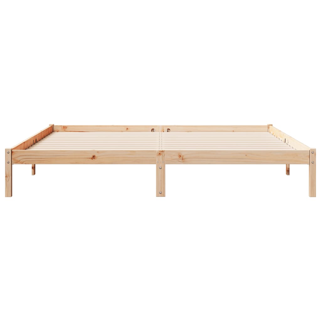 Bedframe extra lang zonder matras massief grenenhout 180x210 cm