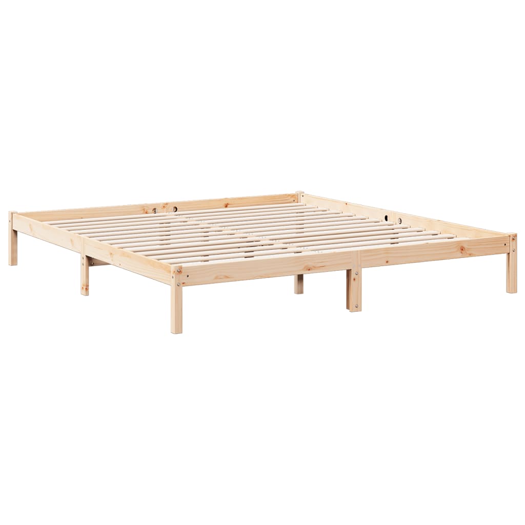 Bedframe extra lang zonder matras massief grenenhout 180x210 cm