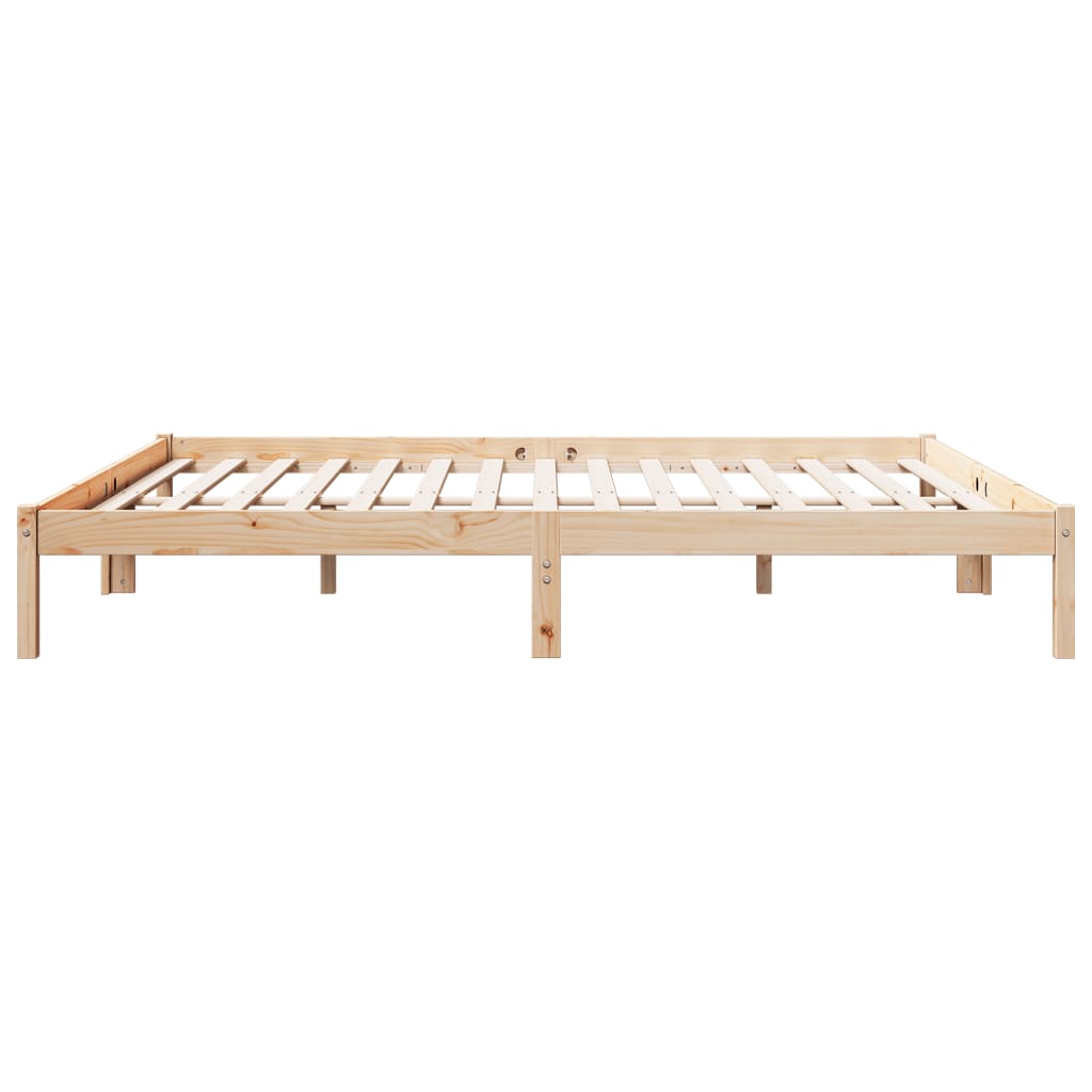 Bedframe extra lang zonder matras massief grenenhout 200x210 cm