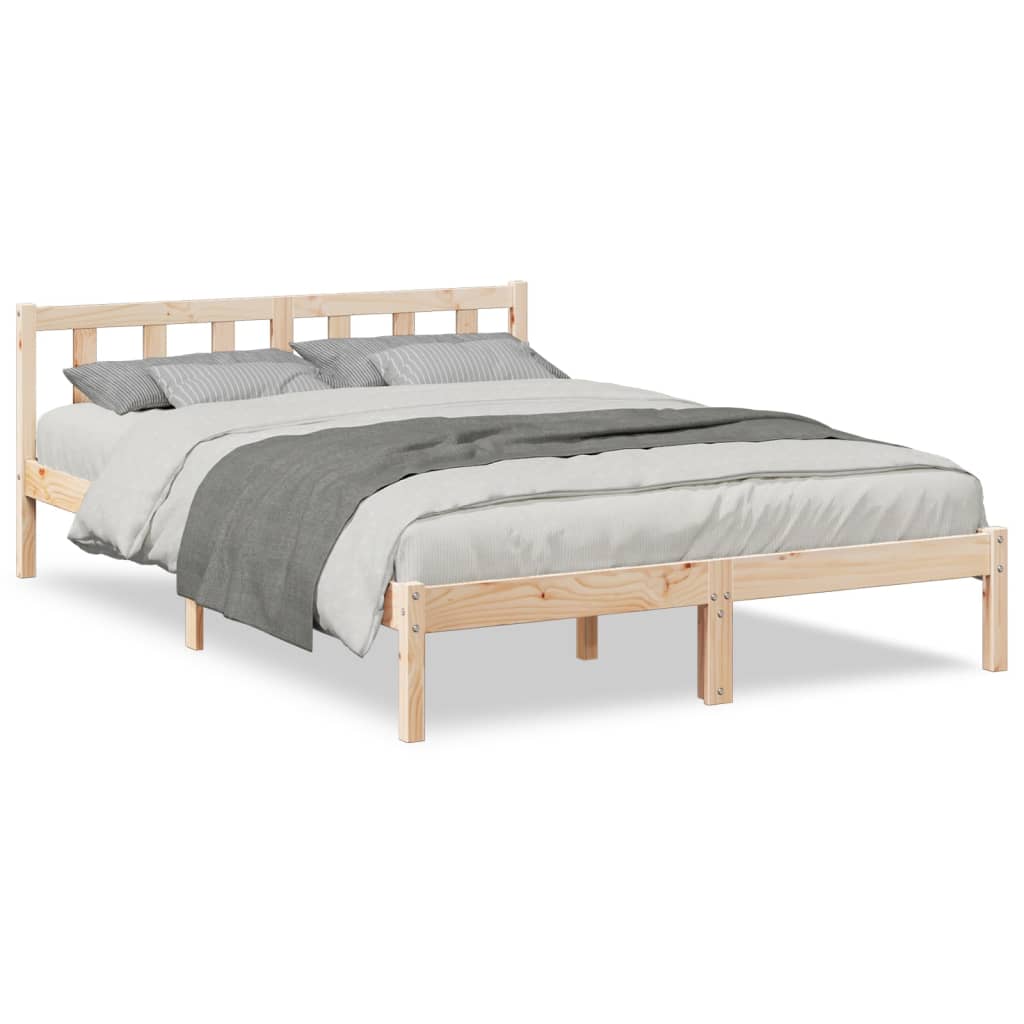 Bedframe extra lang zonder matras massief grenenhout 140x210 cm