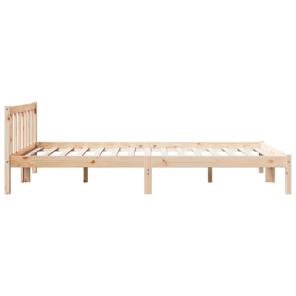 Bedframe extra lang zonder matras massief grenenhout 140x210 cm