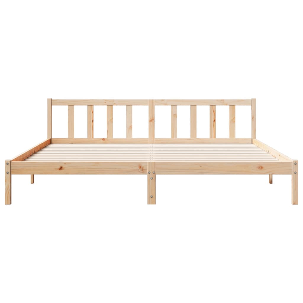 Bedframe extra lang zonder matras massief grenenhout 180x210 cm