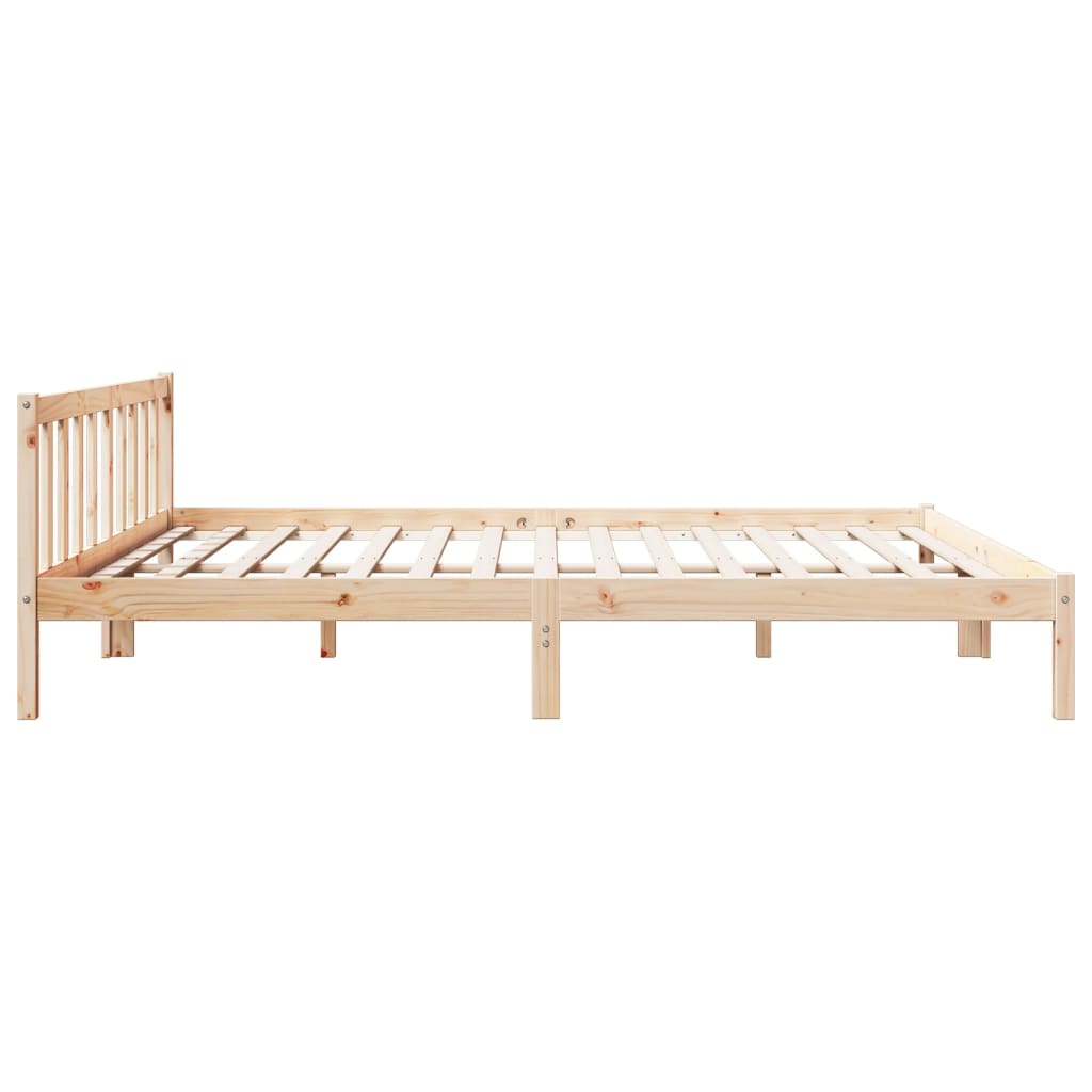 Bedframe extra lang zonder matras massief grenenhout 180x210 cm