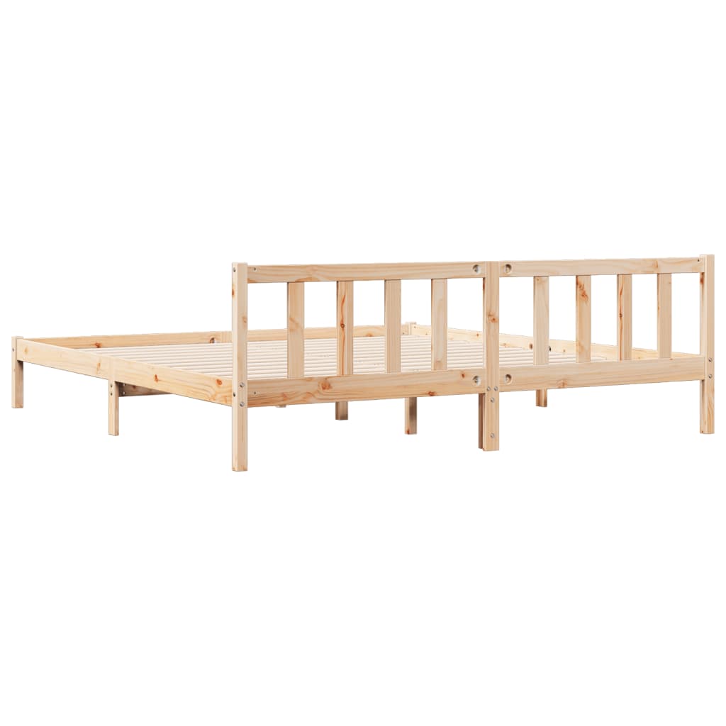 Bedframe extra lang zonder matras massief grenenhout 180x210 cm