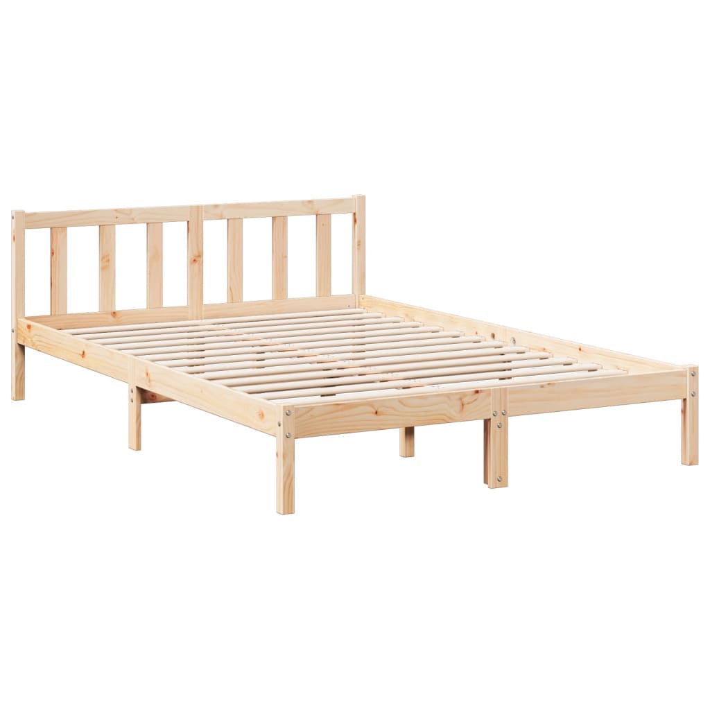 Bedframe extra lang zonder matras massief grenenhout 140x220 cm