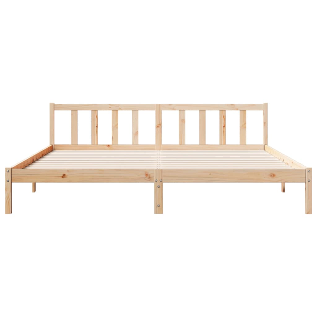 Bedframe extra lang zonder matras massief grenenhout 180x220 cm