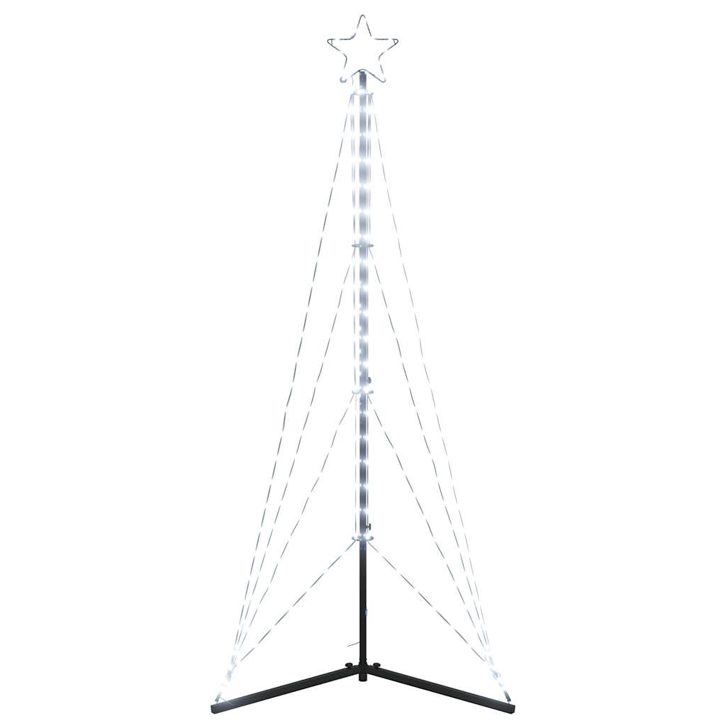 Kerstboomverlichting 363 koudwitte LED's 180 cm