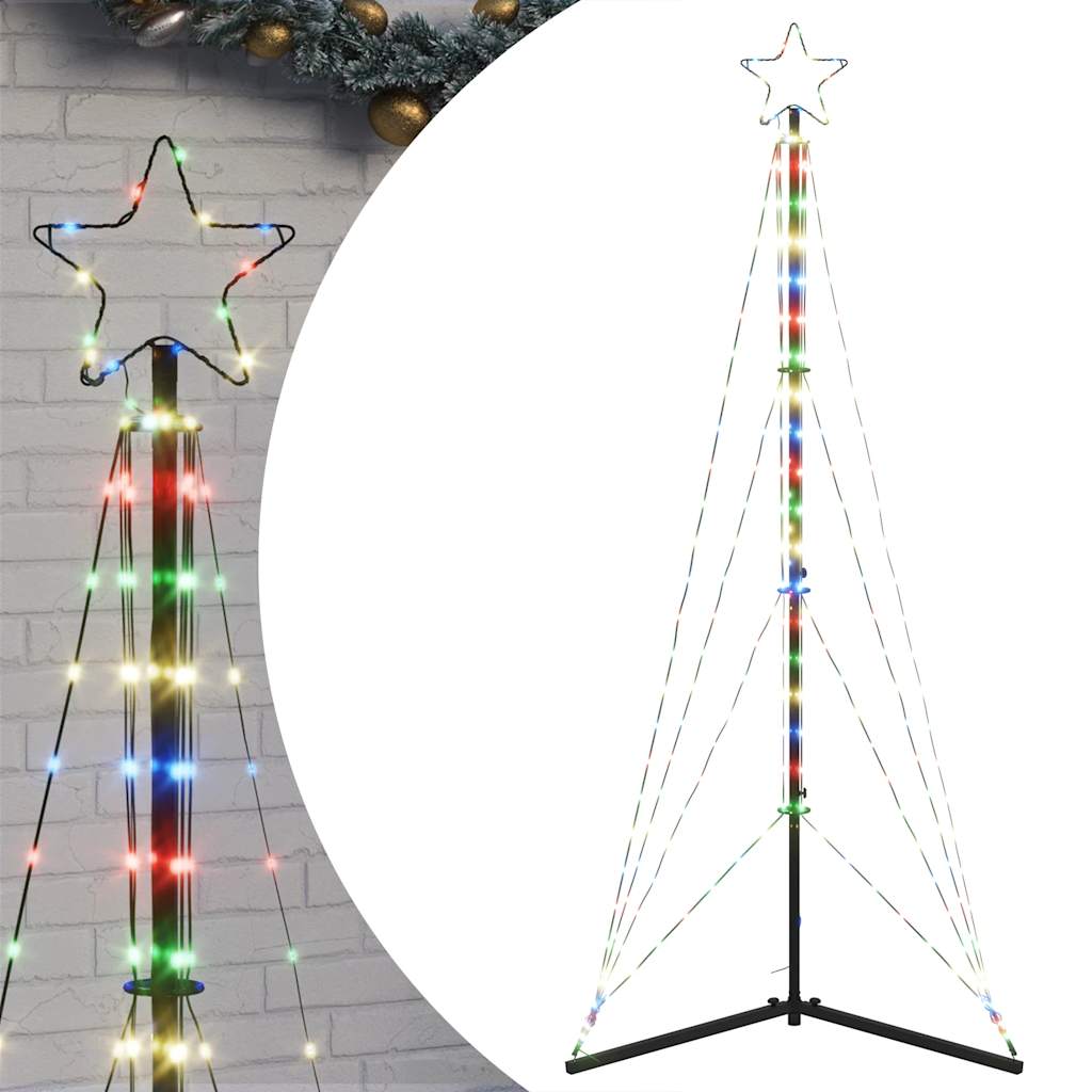 Kerstboomverlichting 363 kleurrijke LED's 180 cm