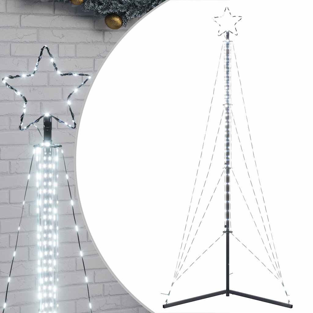 Kerstboomverlichting 483 koudwitte LED's 240 cm