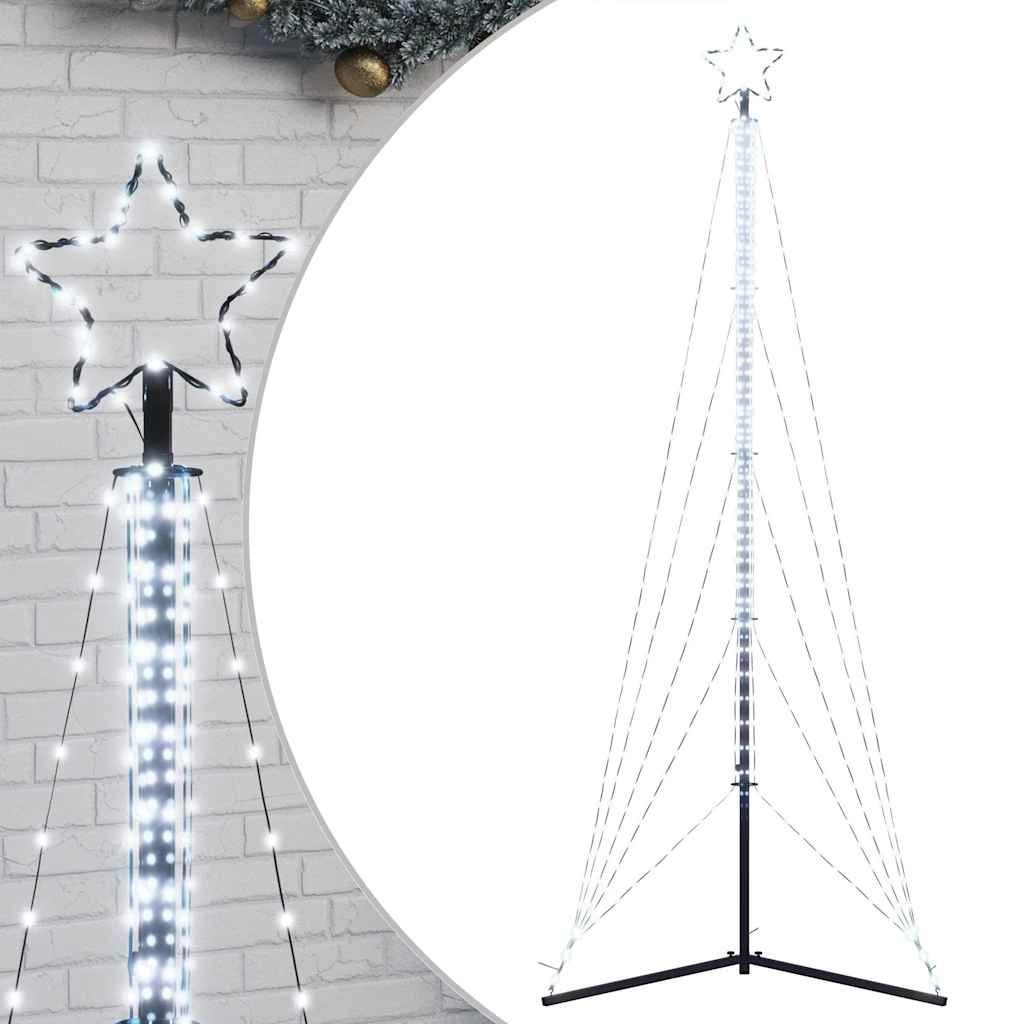 Kerstboomverlichting 525 koudwitte LED's 300 cm