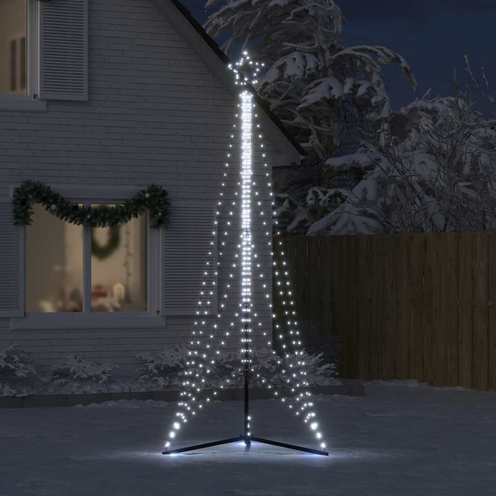 Kerstboomverlichting 525 koudwitte LED's 300 cm