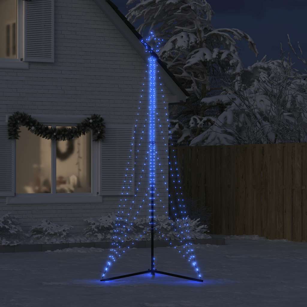 Kerstboomverlichting 525 blauwe LED's 300 cm