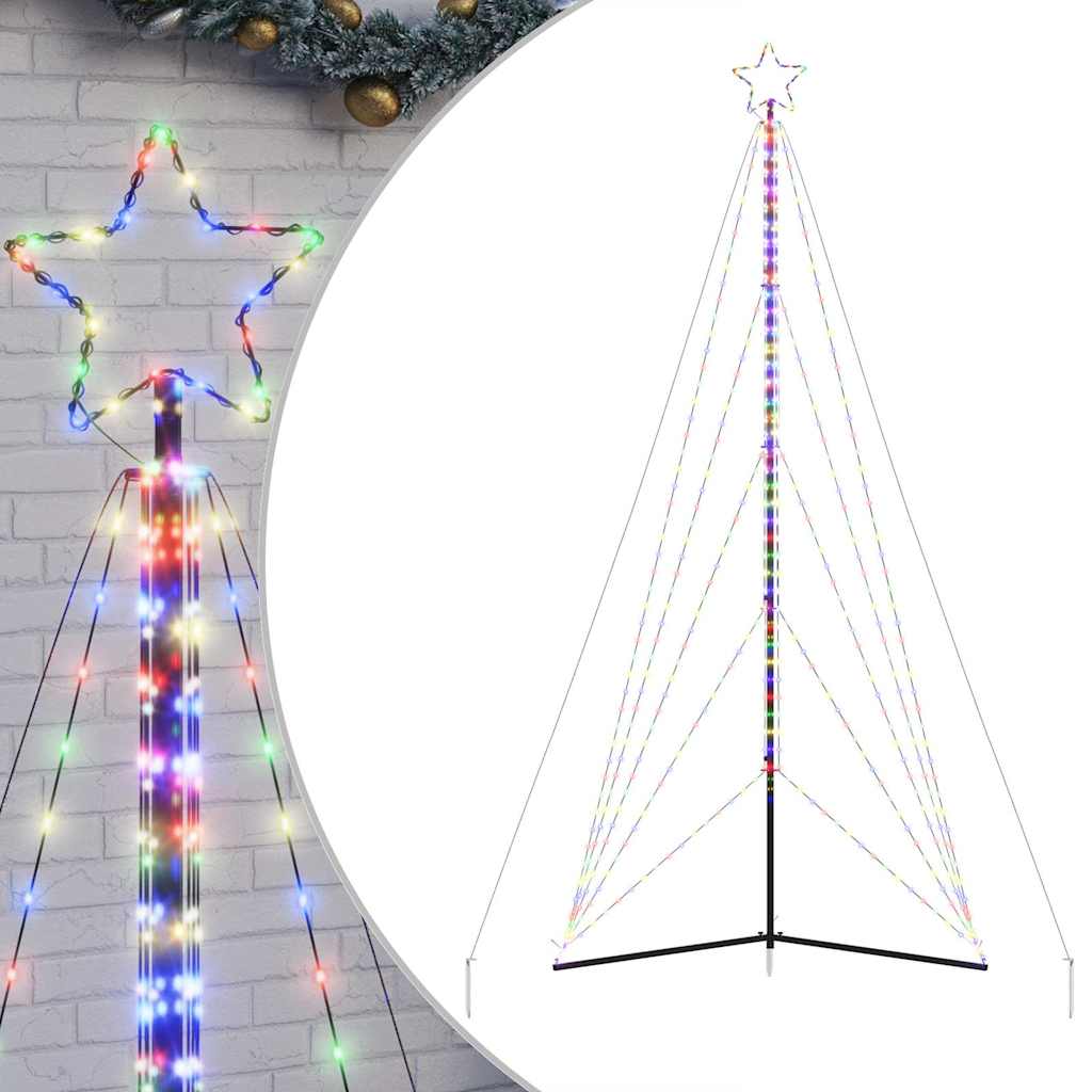 Kerstboomverlichting 615 kleurrijke LED's 400 cm