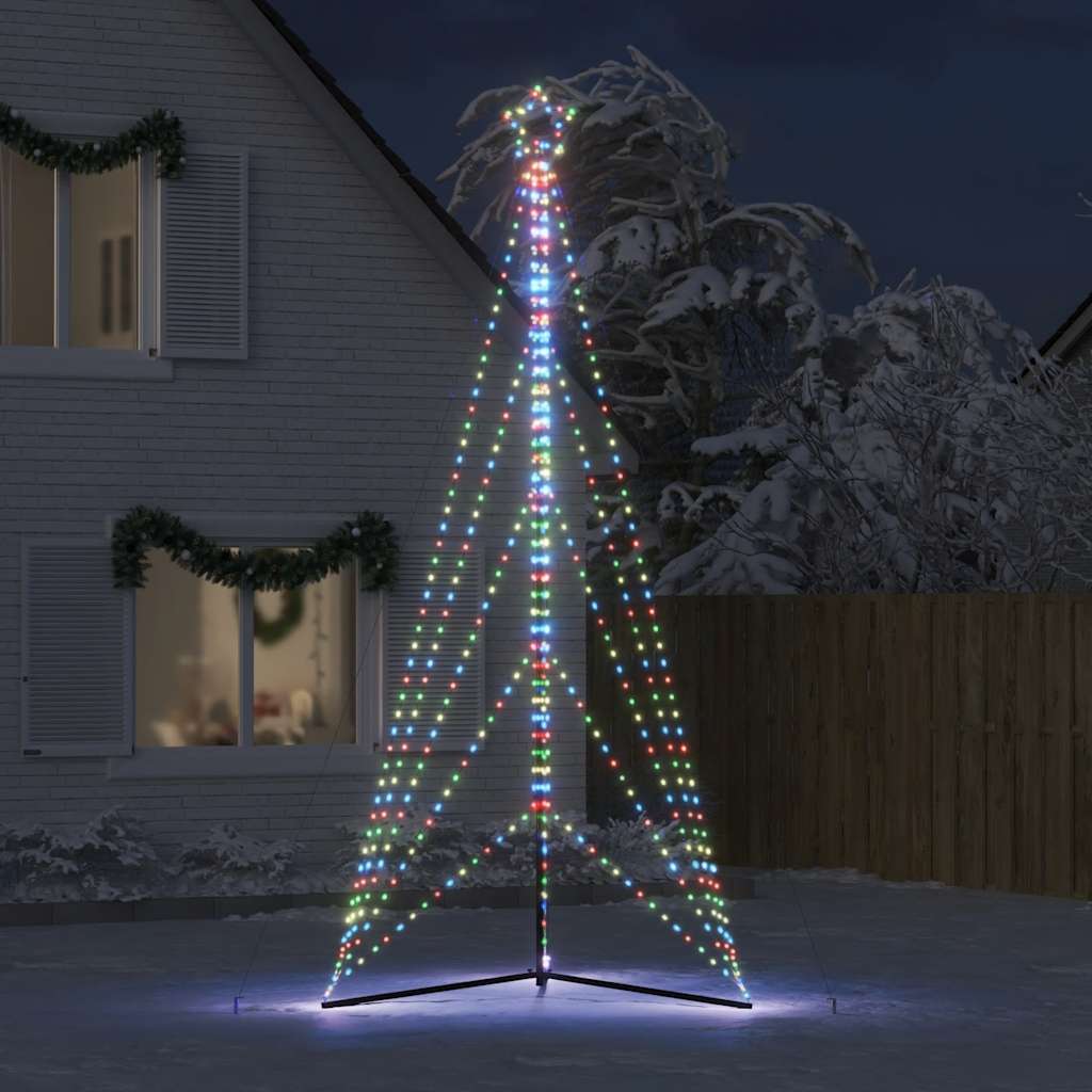 Kerstboomverlichting 615 kleurrijke LED's 400 cm