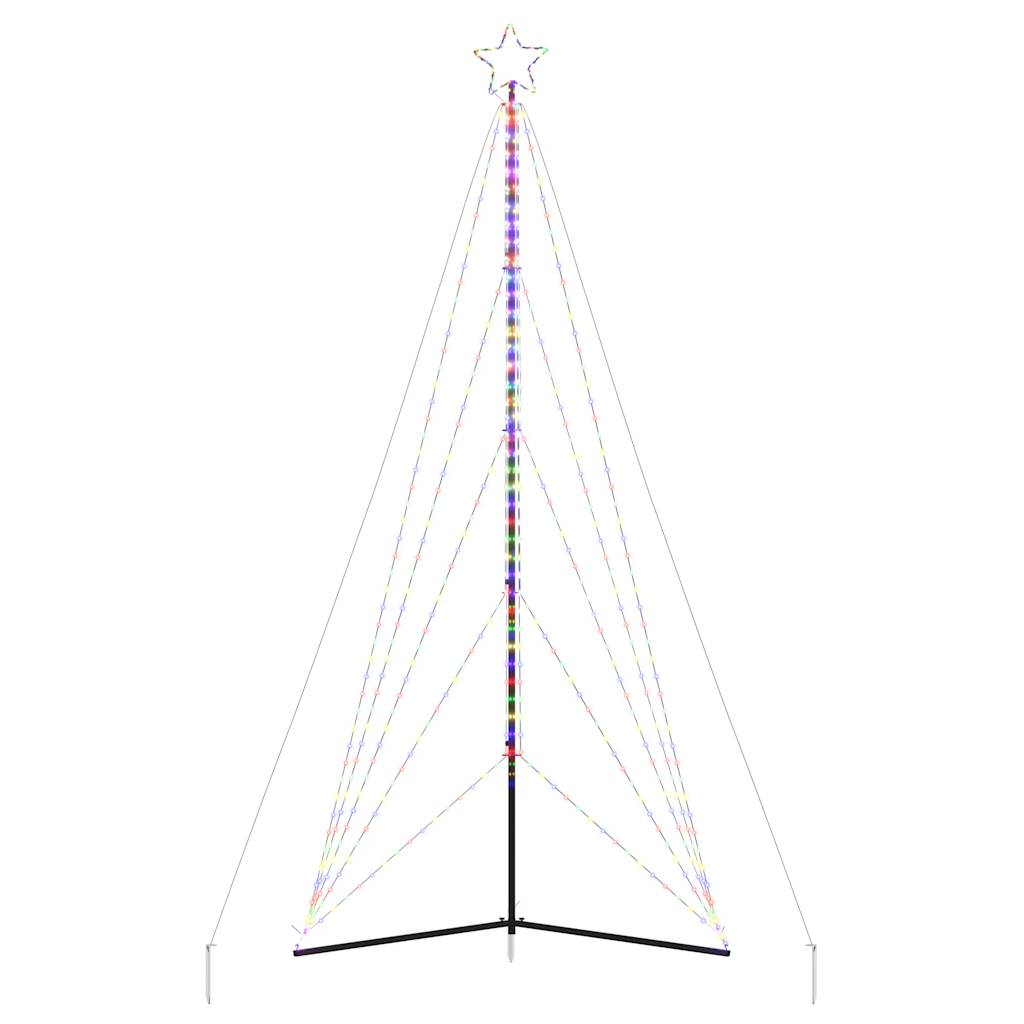 Kerstboomverlichting 615 kleurrijke LED's 400 cm