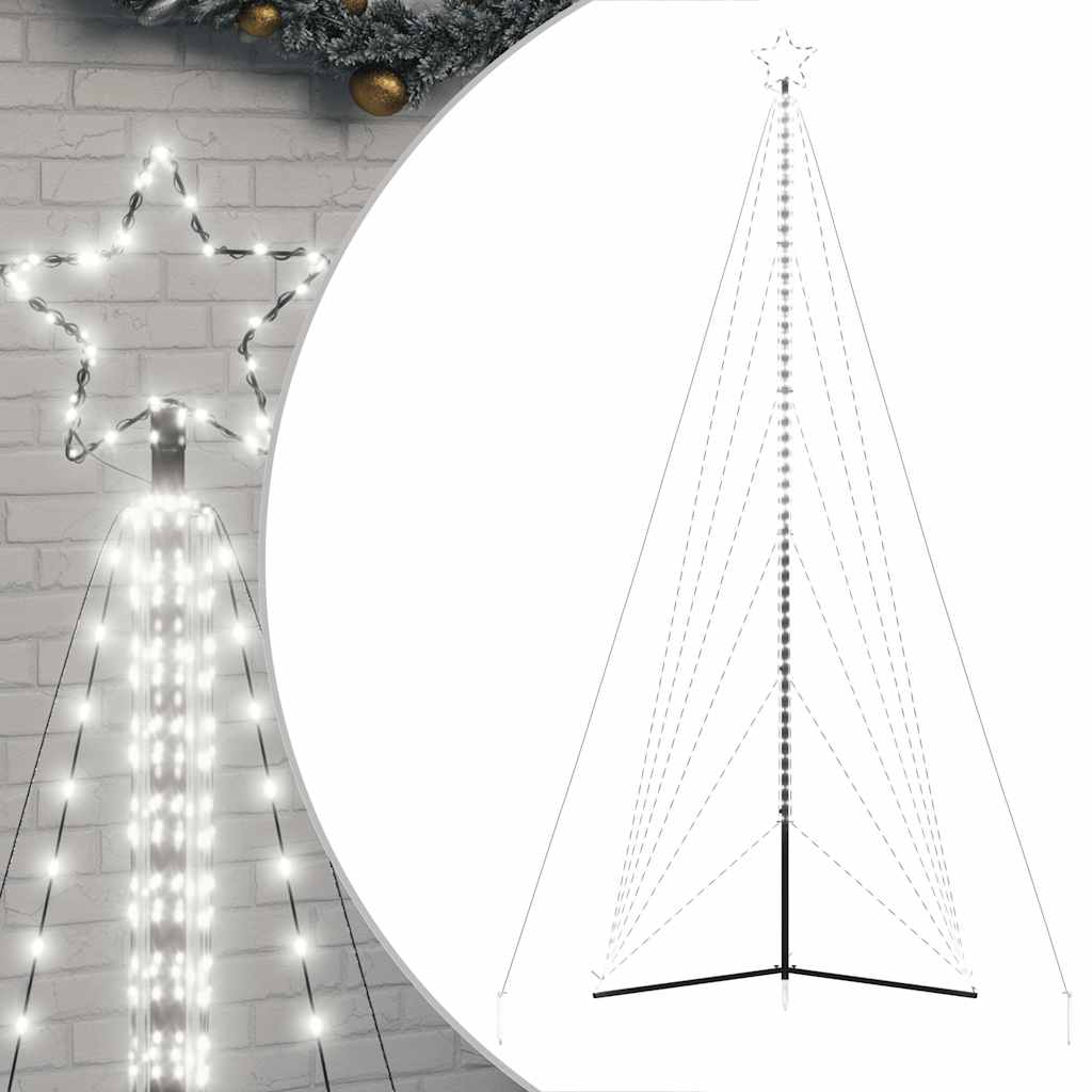 Kerstboomverlichting 861 koudwitte LED's 480 cm