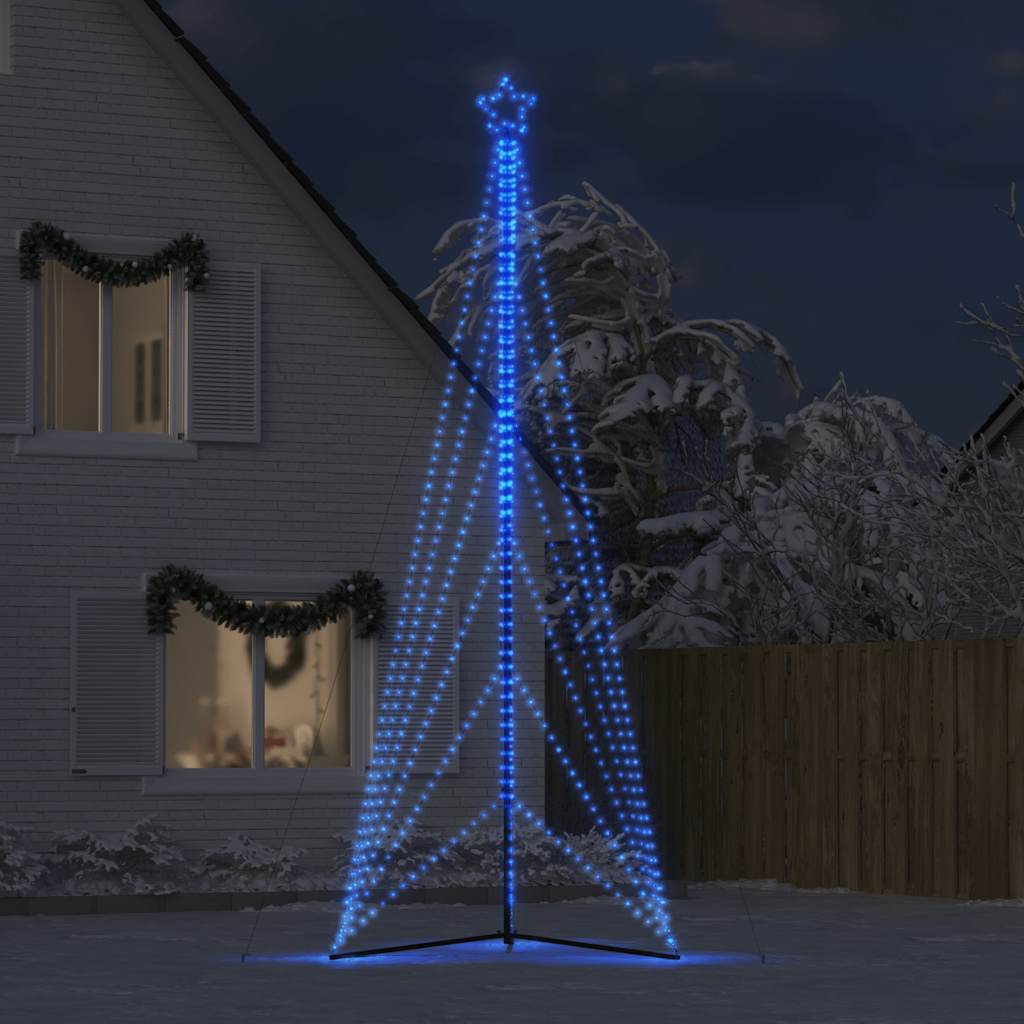 Kerstboomverlichting 861 blauwe LED's 480 cm