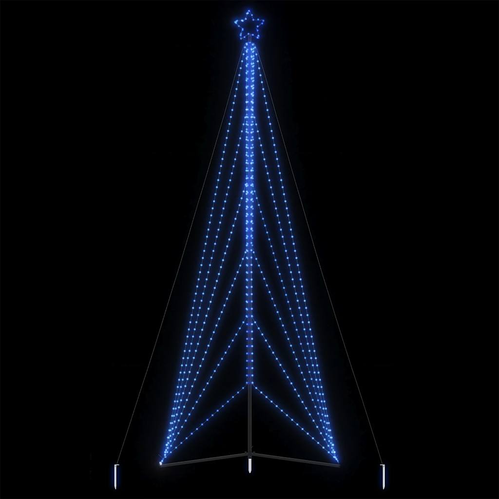 Kerstboomverlichting 861 blauwe LED's 480 cm