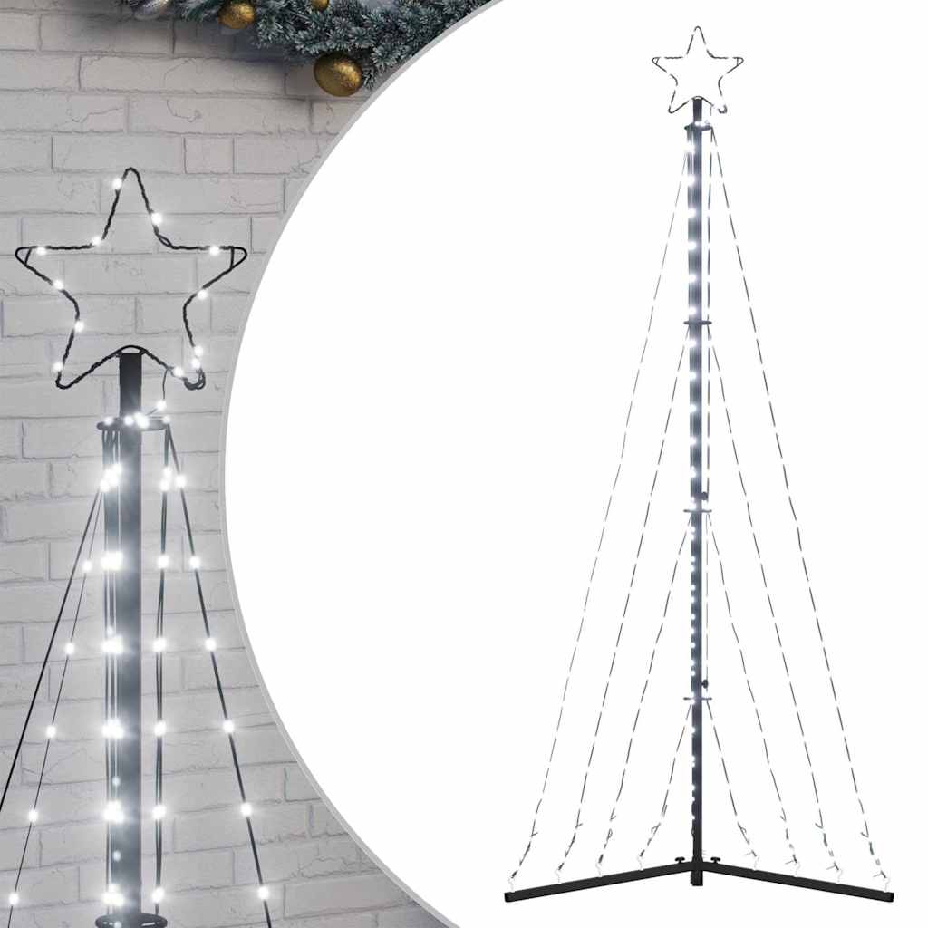 Kerstboomverlichting 339 koudwitte LED's 180 cm