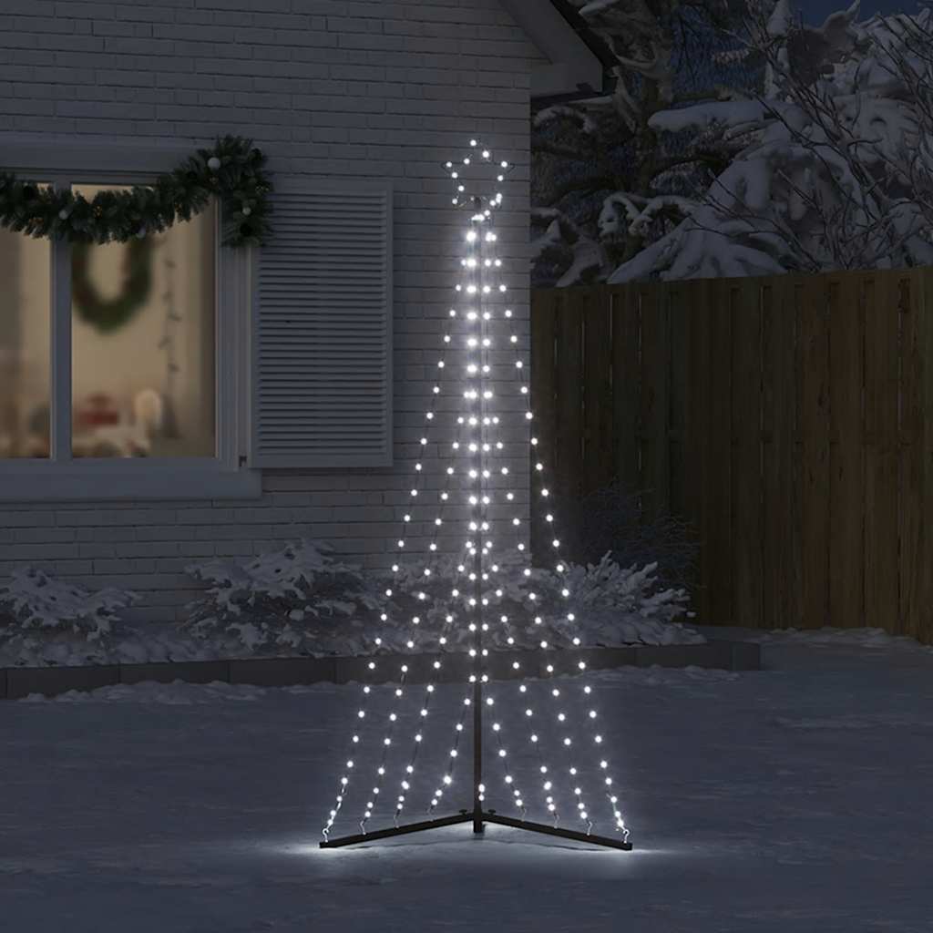 Kerstboomverlichting 339 koudwitte LED's 180 cm