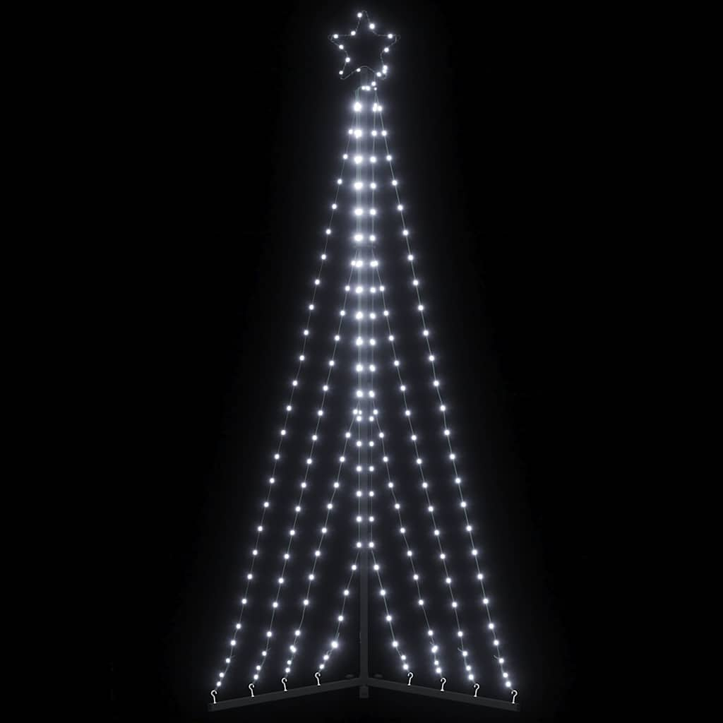 Kerstboomverlichting 339 koudwitte LED's 180 cm