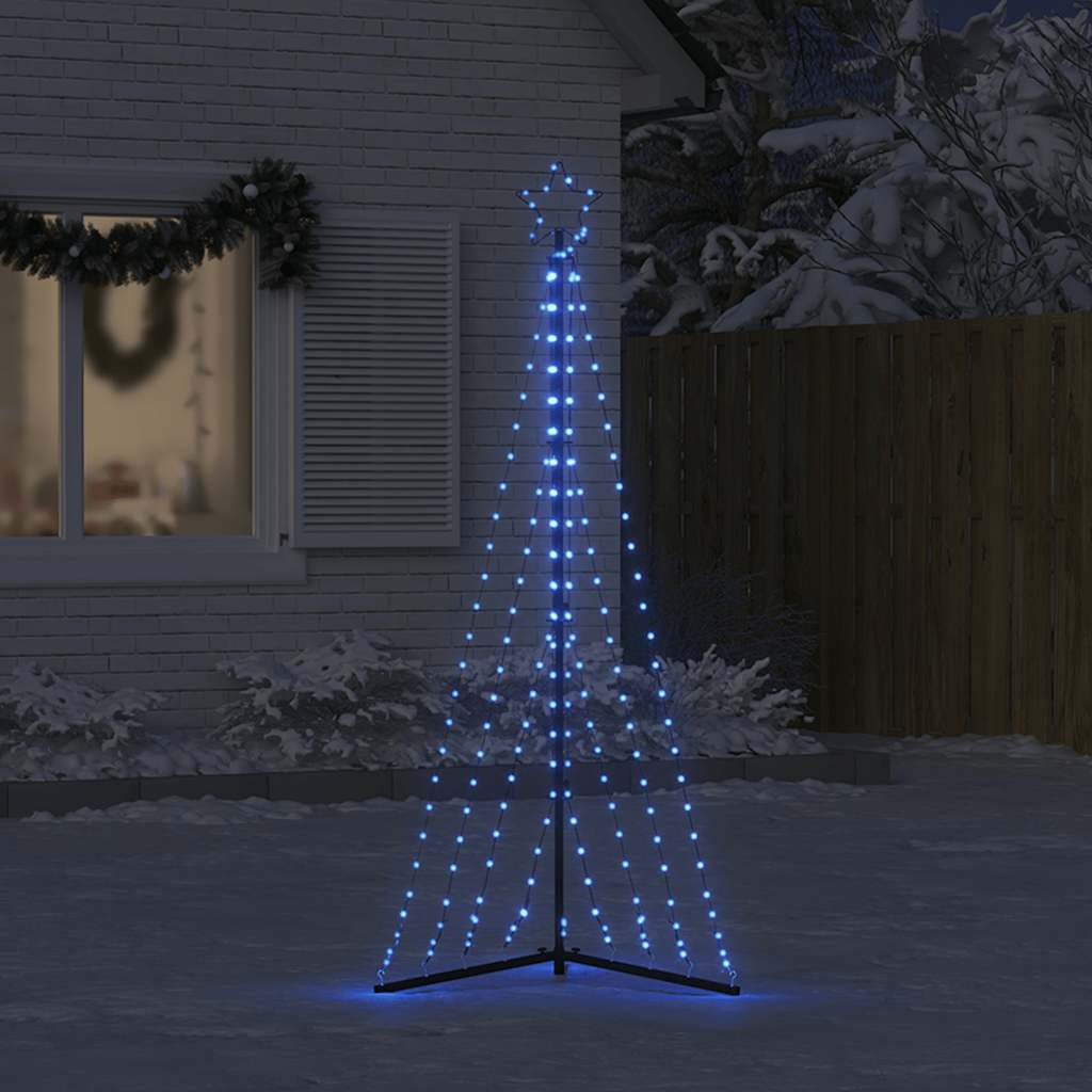 Kerstboomverlichting 339 blauwe LED's 180 cm