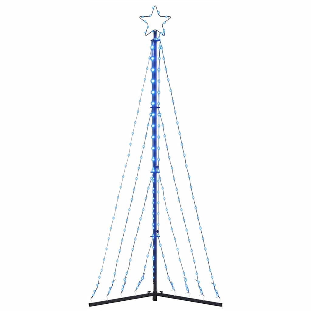 Kerstboomverlichting 339 blauwe LED's 180 cm