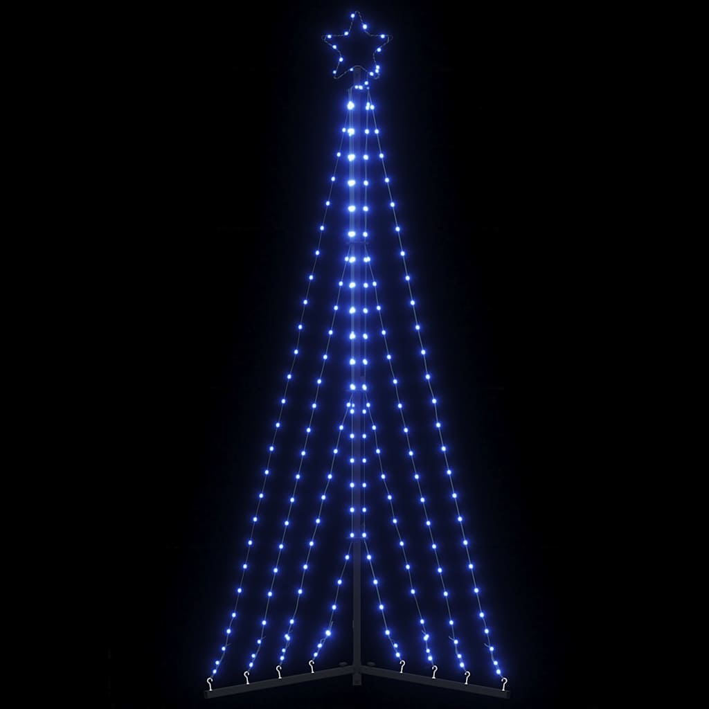 Kerstboomverlichting 339 blauwe LED's 180 cm