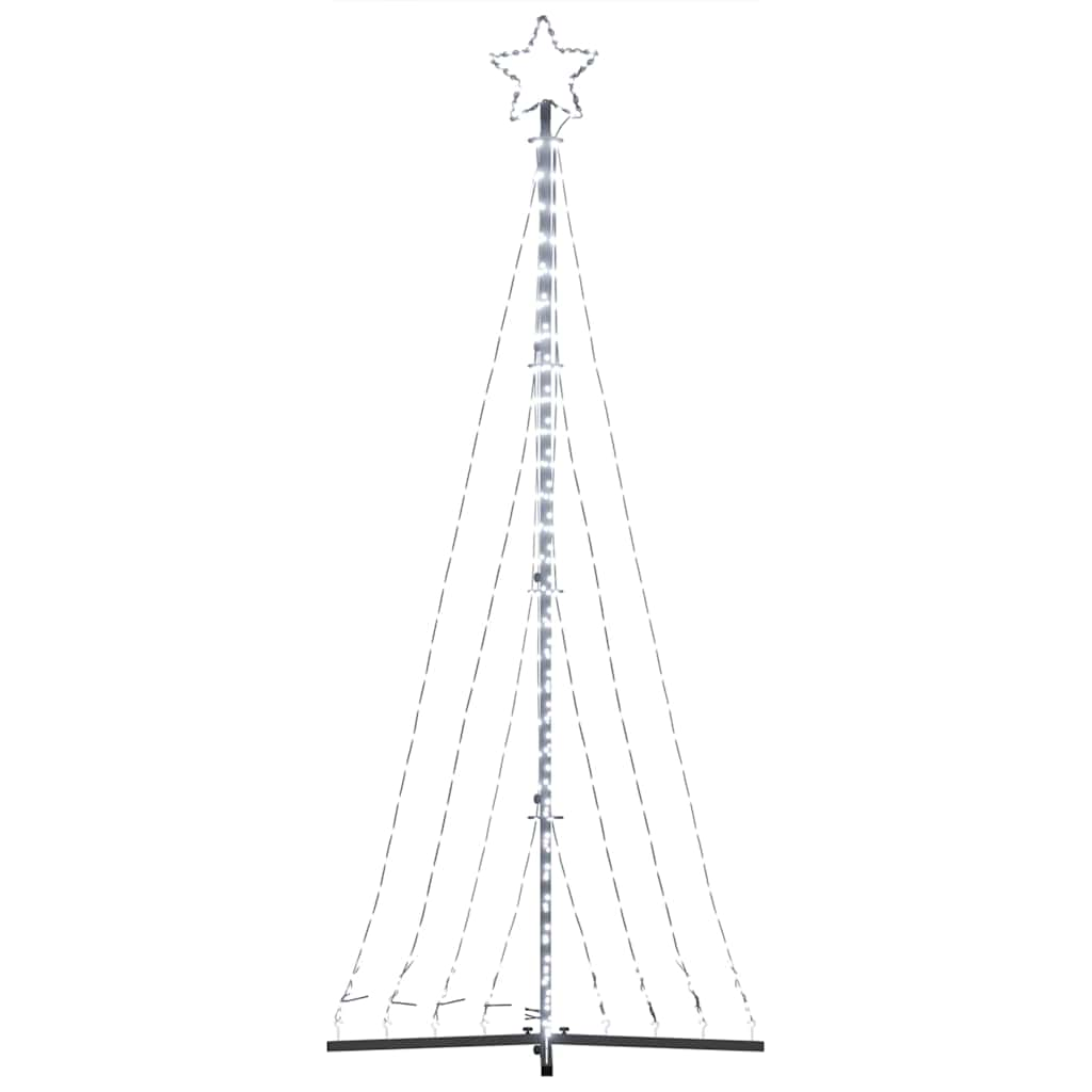 Kerstboomverlichting 447 koudwitte LED's 250 cm