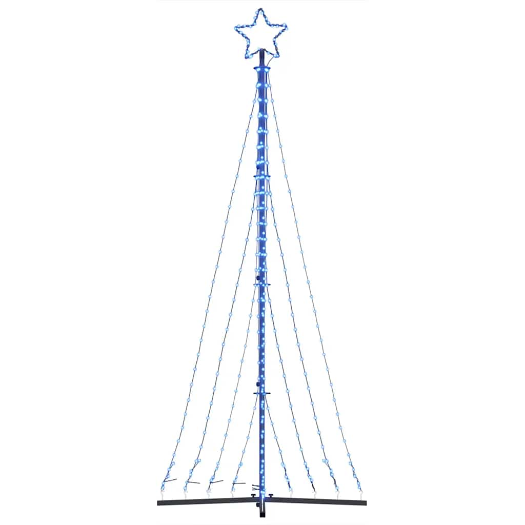 Kerstboomverlichting 447 blauwe LED's 250 cm