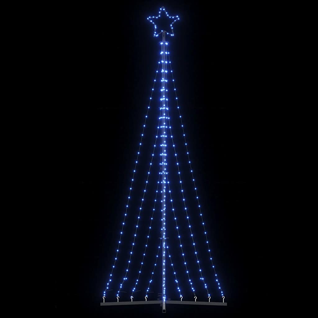 Kerstboomverlichting 447 blauwe LED's 250 cm