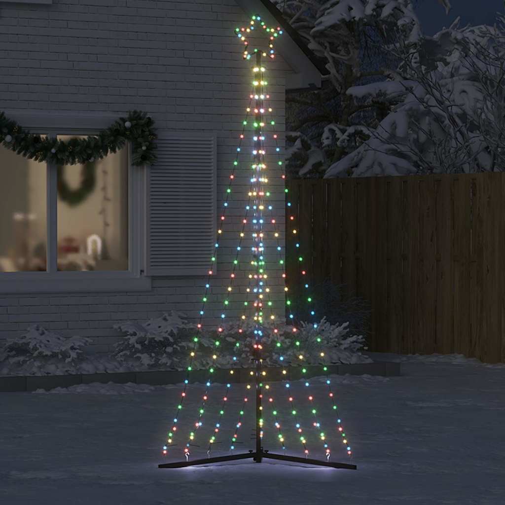 Kerstboomverlichting 447 kleurrijke LED's 250 cm