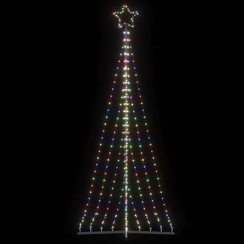 Kerstboomverlichting 447 kleurrijke LED's 250 cm