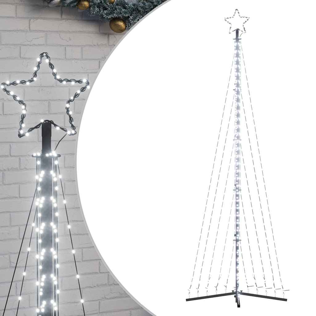 Kerstboomverlichting 495 koudwitte LED's 300 cm