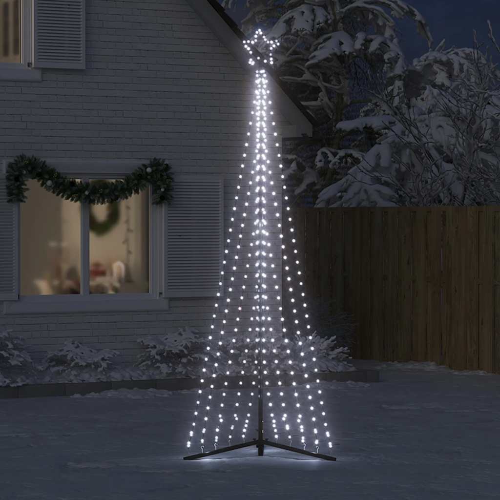 Kerstboomverlichting 495 koudwitte LED's 300 cm