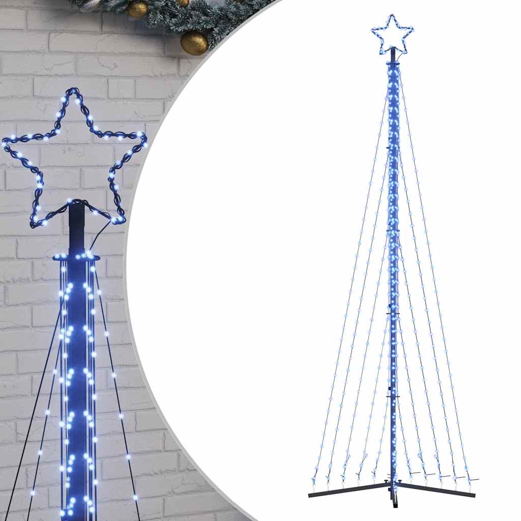 Kerstboomverlichting 495 blauwe LED's 300 cm