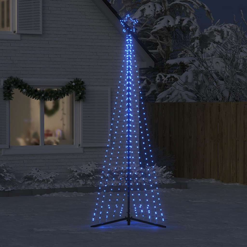 Kerstboomverlichting 495 blauwe LED's 300 cm