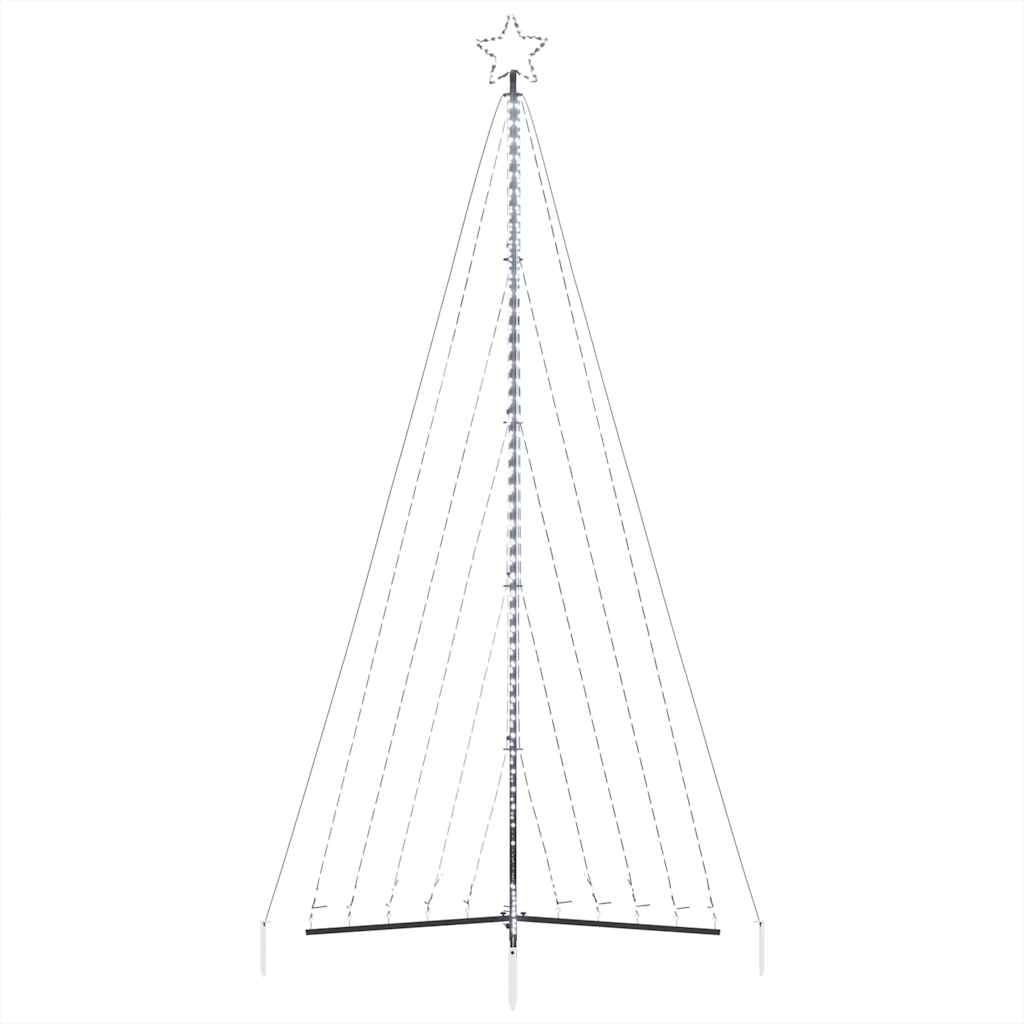 Kerstboomverlichting 570 koudwitte LED's 400 cm