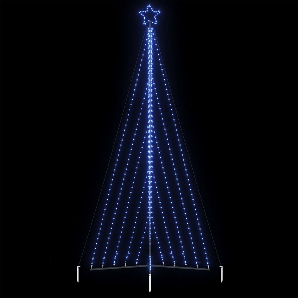 Kerstboomverlichting 570 blauwe LED's 400 cm