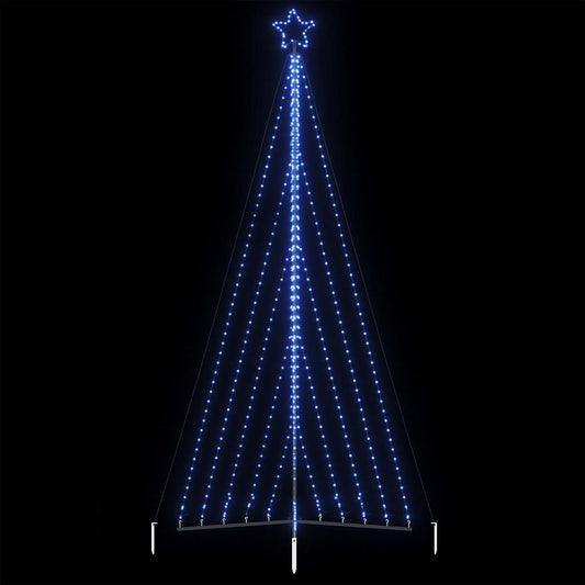 Kerstboomverlichting 570 blauwe LED's 400 cm