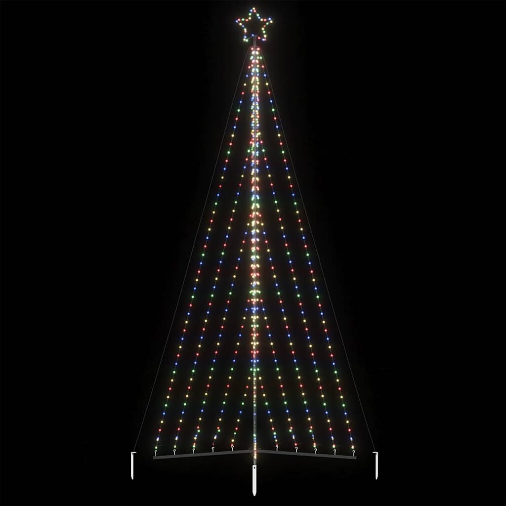 Kerstboomverlichting 570 kleurrijke LED's 400 cm