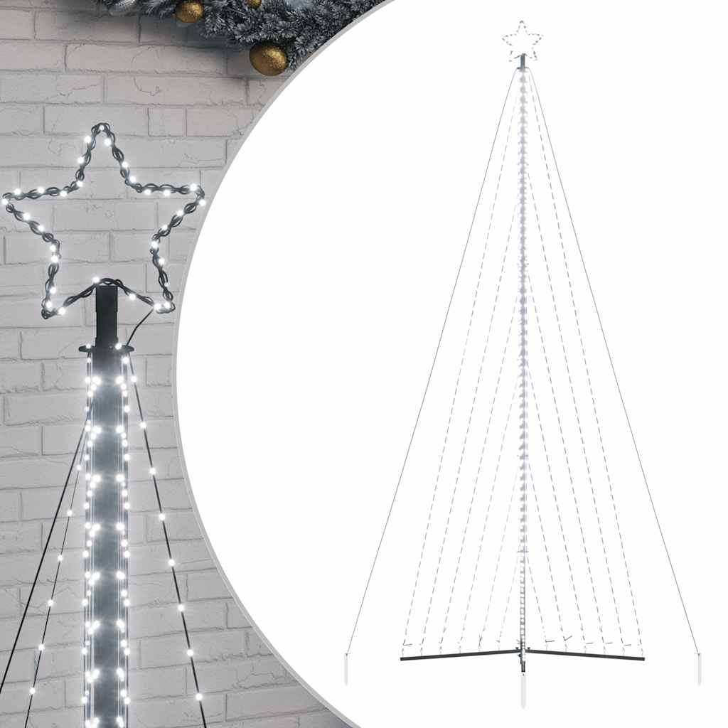 Kerstboomverlichting 789 koudwitte LED's 480 cm